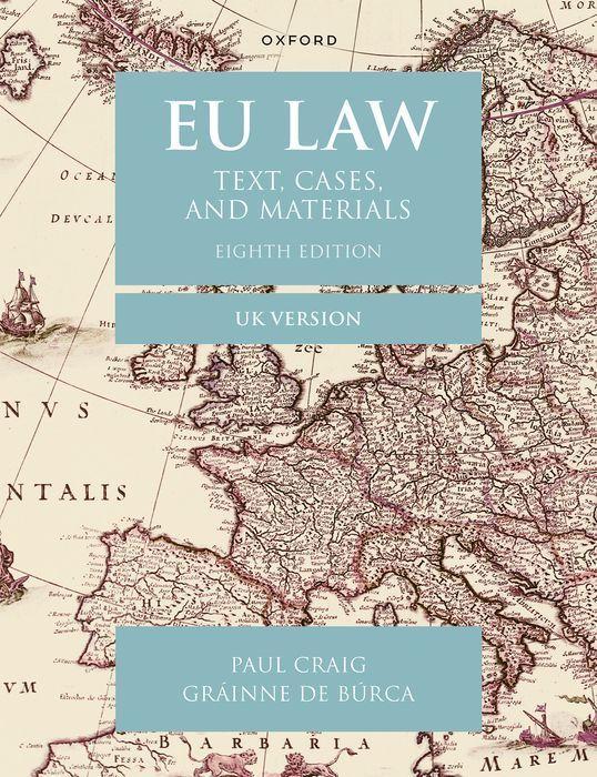 Könyv EU Law Text, Cases, and Materials UK Version 8/e (Paperback) 
