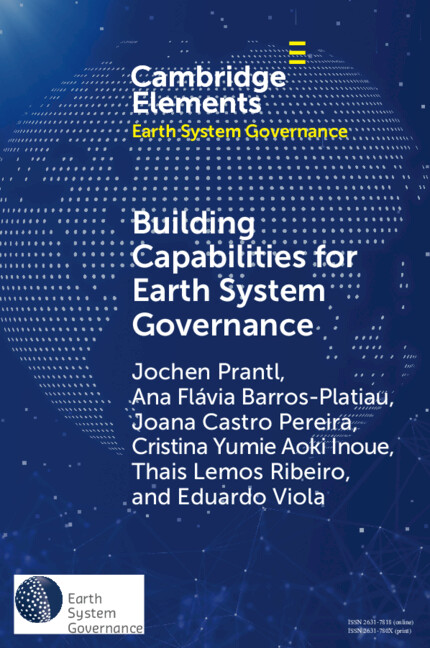 Kniha Building Capabilities for Earth System Governance Jochen Prantl