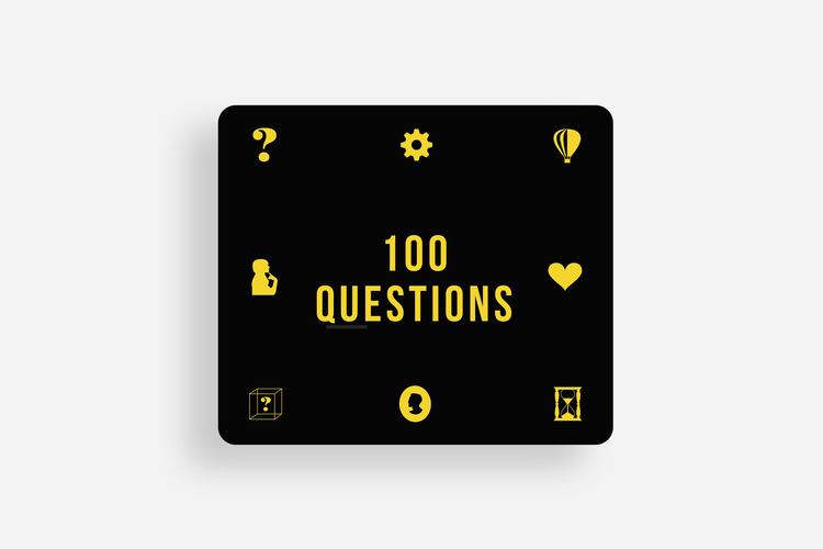 Tiskovina 100 Questions Game: A Toolkit of 100 questions to spark exciting and meaningful conversations The School of Life