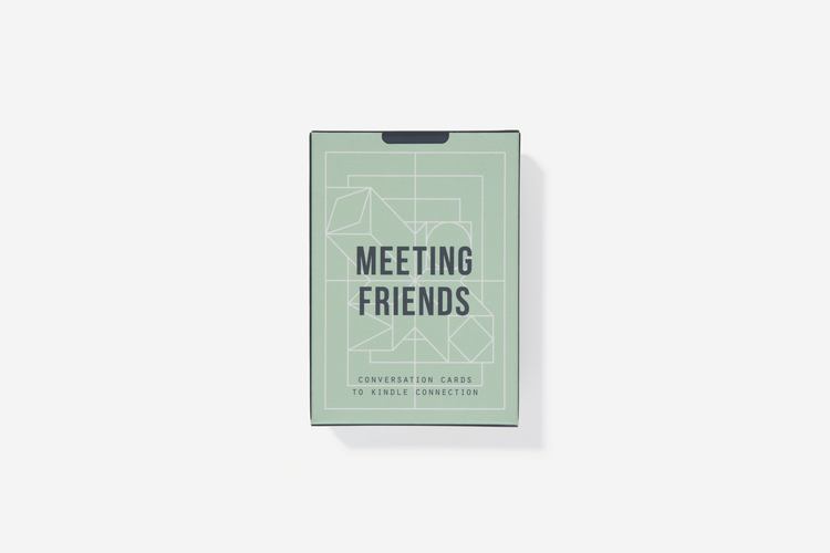 Tiskovina Meeting Friends: Conversations cards to kindle connection The School of Life