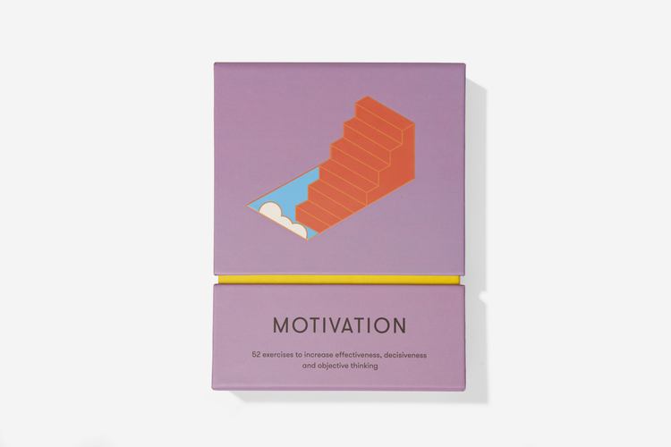 Tlačovina Motivation Cards: 52 exercises to increase effectiveness,decisiveness, and objective thinking The School of Life