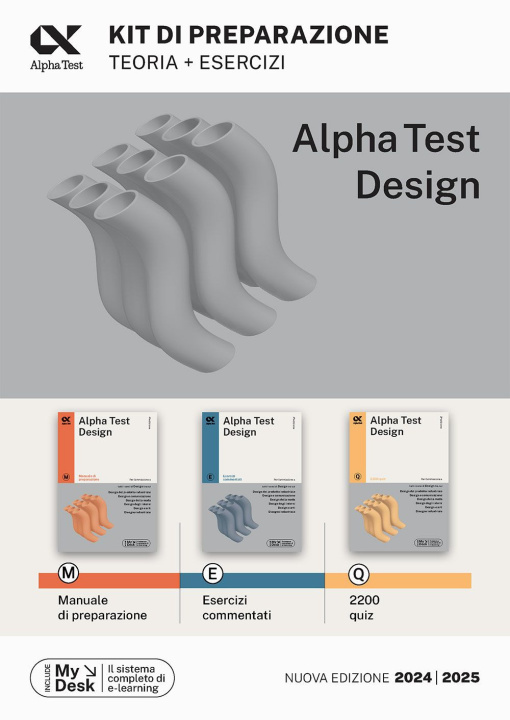 Kniha Alpha Test. Design. Kit di preparazione Stefano Bertocchi
