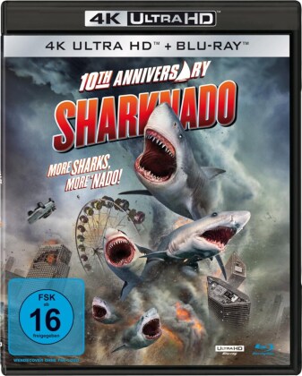 Filmek Sharknado - Extended 4K Edition (Limited Edition), 2 Blu Ray Ian Ziering