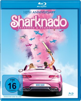 Видео Sharknado - More Sharks more Nado Limited Edition, 1 Blu Ray Ian Ziering