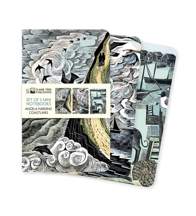 Buch Angela Harding: Coastlines Set of 3 Mini Notebooks 