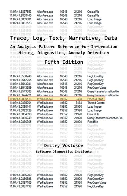 Knjiga Trace, Log, Text, Narrative, Data Software Diagnostics Institute
