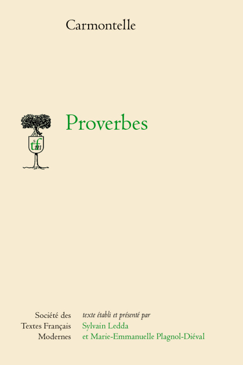 Libro Proverbes Carmontelle