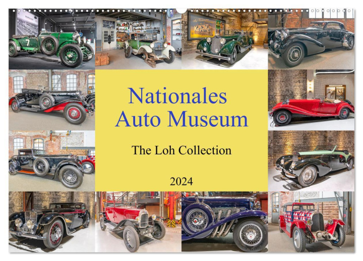 Calendar / Agendă Nationales Auto Museum, The Loh Collection (Wandkalender 2024 DIN A2 quer), CALVENDO Monatskalender 