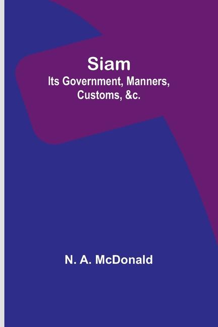 Knjiga Siam N. A. McDonald
