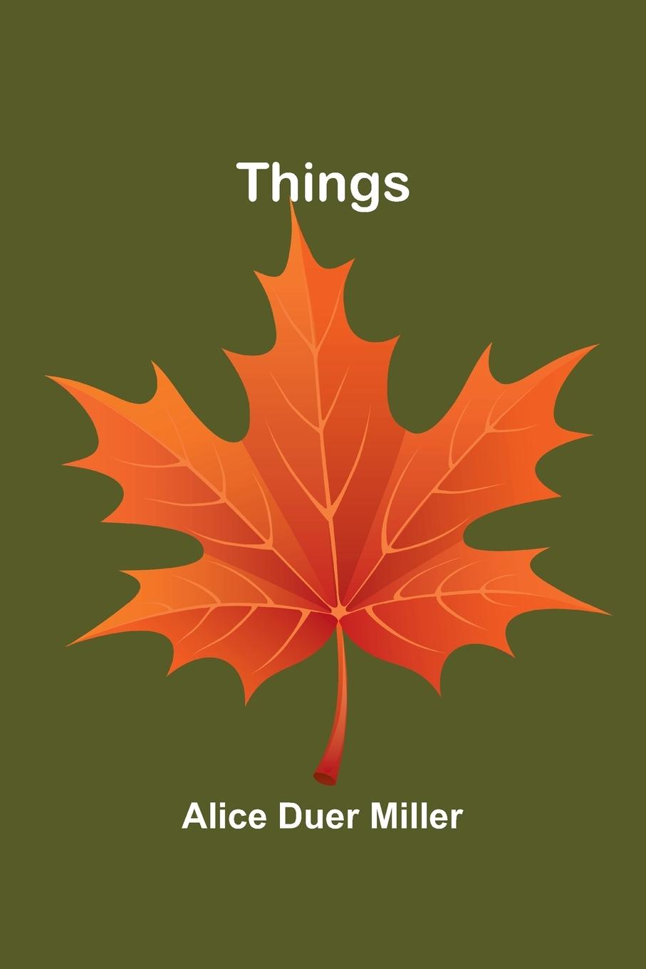 Knjiga Things Alice Duer Miller