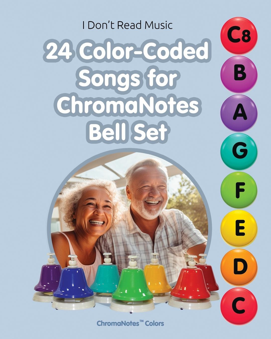 Carte 24 Color-Coded Songs for ChromaNotes Bell Set 