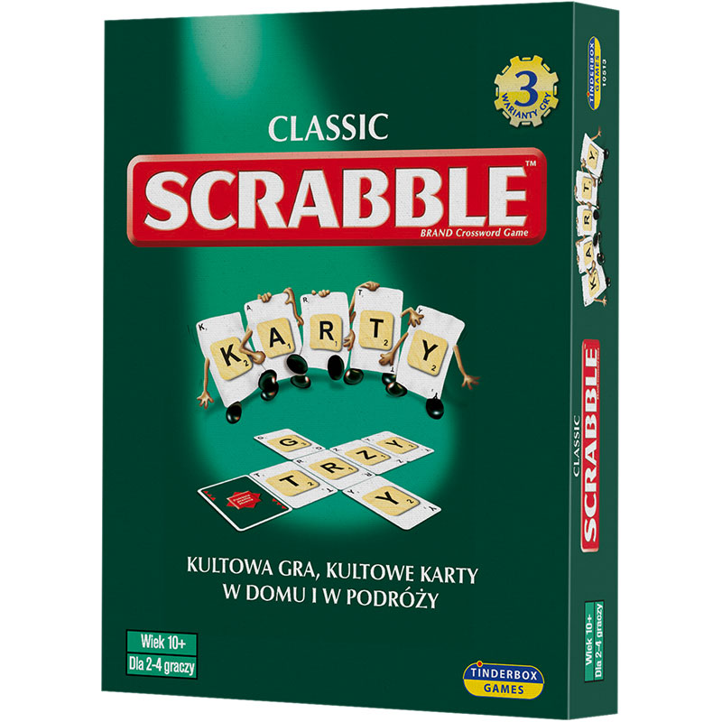 Książka Gra Scrabble Karty 