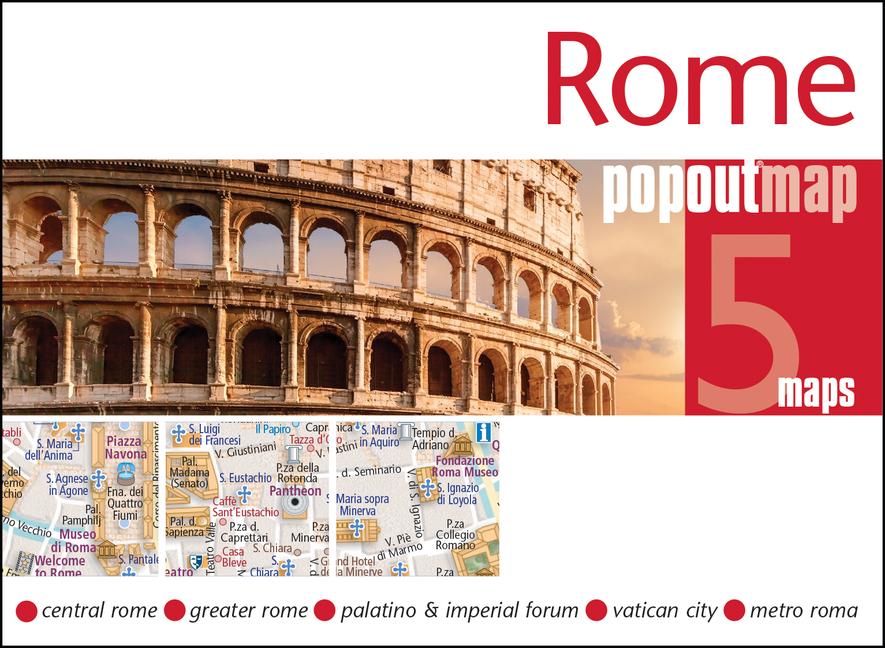 Drucksachen Rome PopOut Map 