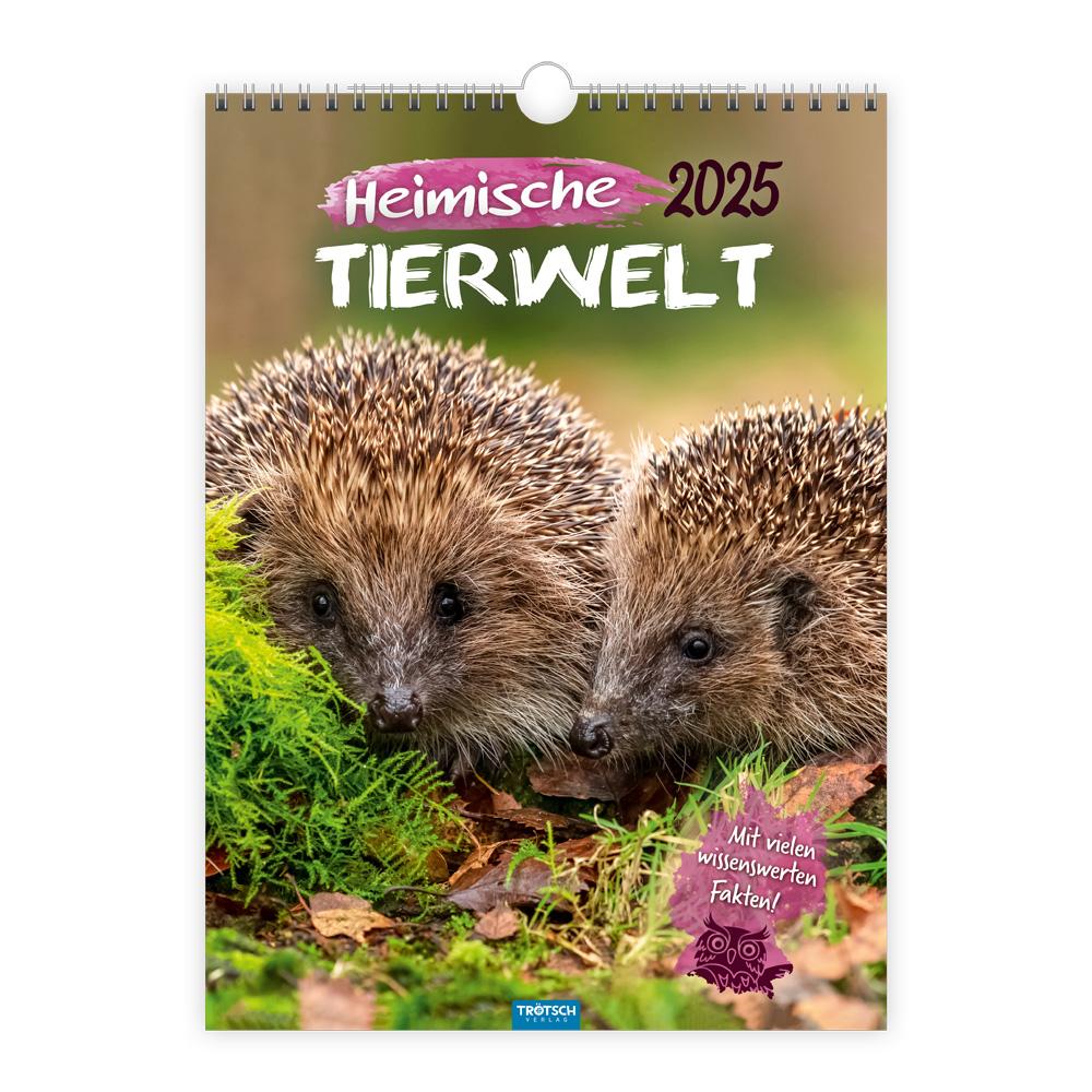 Calendar/Diary Trötsch Classickalender Heimische Tierwelt 2025 