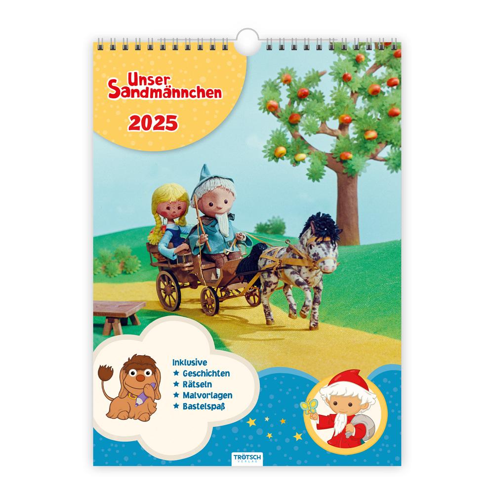 Naptár/Határidőnapló Trötsch Unser Sandmännchen Classickalender Kalender Unser Sandmännchen 2025 