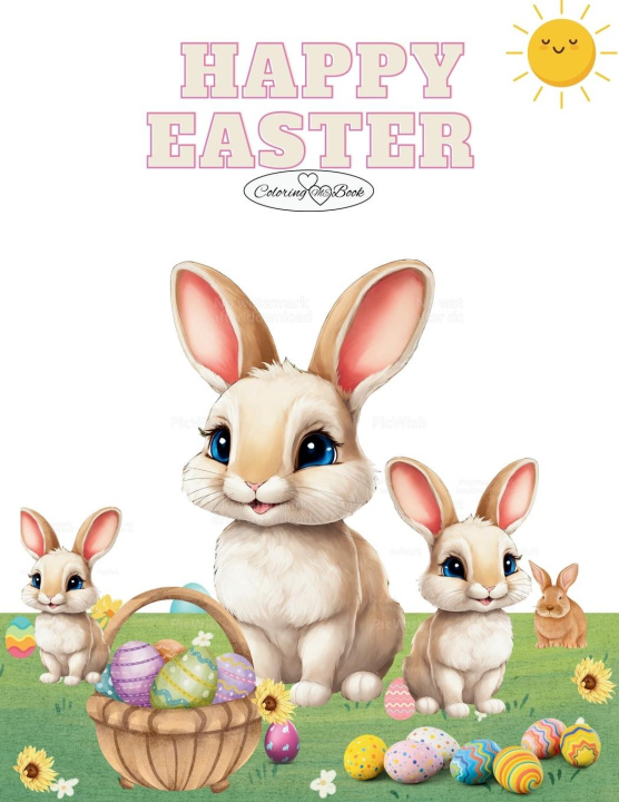 Livro Happy Easter Coloring Book Selena L L Arnold