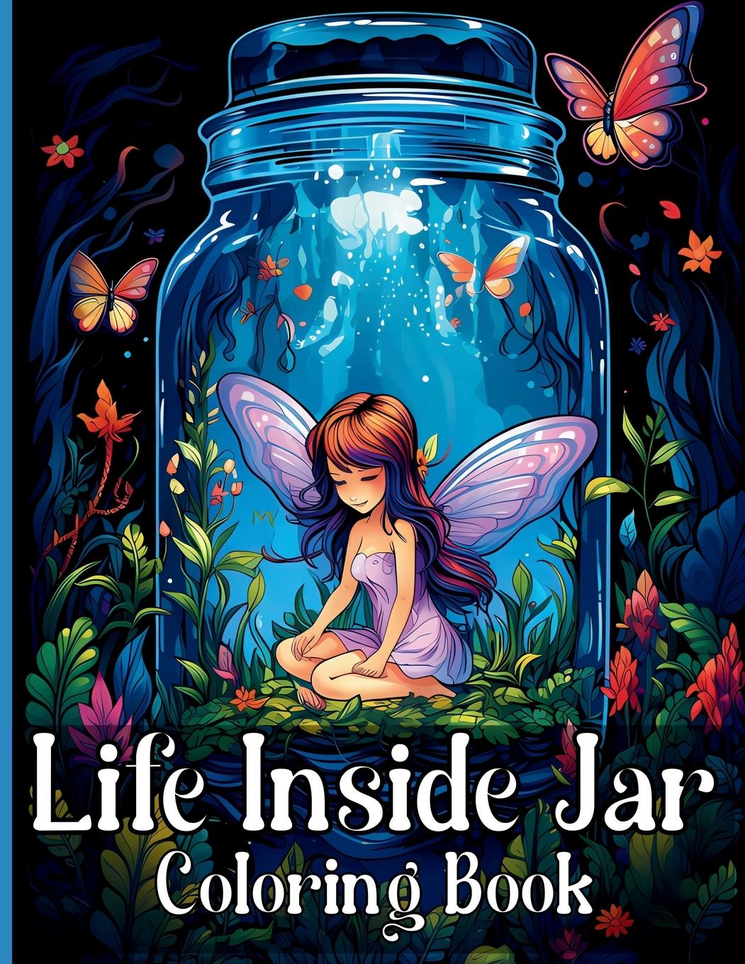 Carte Life Inside Jar Coloring Book 
