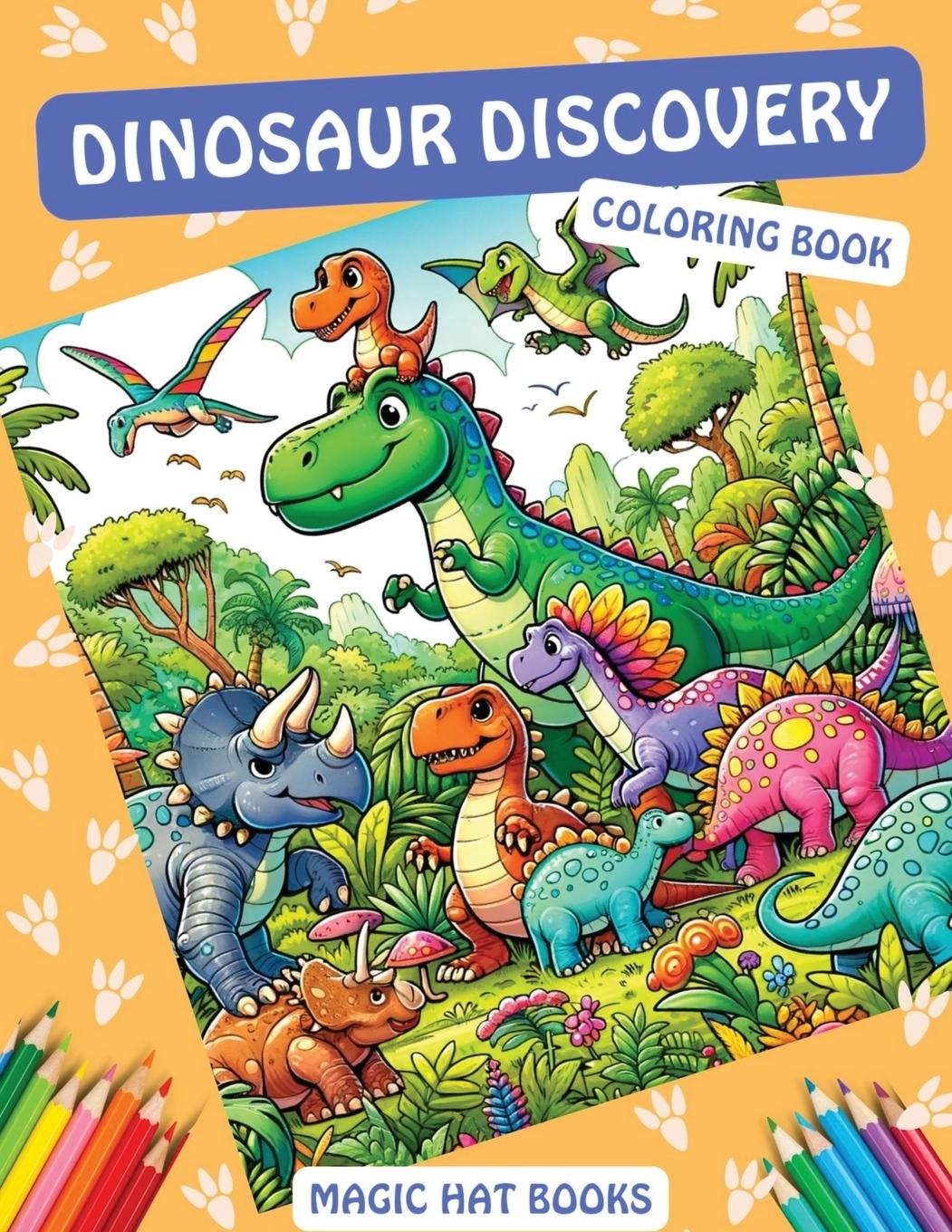 Kniha Dinosaur Discovery Coloring Book 