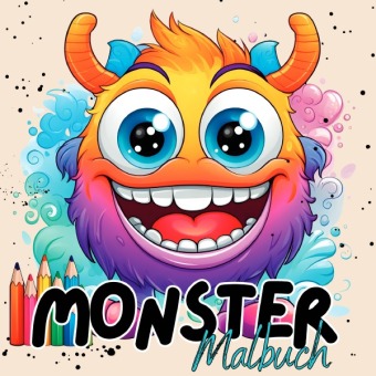 Buch Monster Malbuch ab 4 Jahren Lucy´s Tier Malbücher