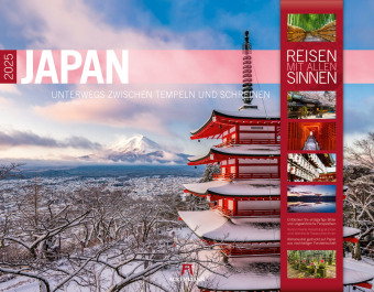 Calendar / Agendă Japan - Unterwegs zwischen Tempeln und Schreinen Kalender 2025 
