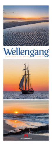 Calendar / Agendă Wellengang - Ein Spaziergang entlang der Küste Triplet-Kalender 2025 
