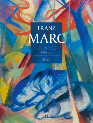 Календар/тефтер Franz Marc - Lebendige Farbe Kalender 2025 Ackermann Kunstverlag