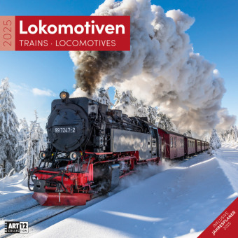 Calendar/Diary Lokomotiven Kalender 2025 - 30x30 