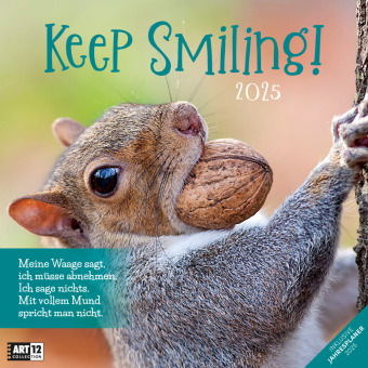 Календар/тефтер Keep Smiling! Kalender 2025 - 30x30 