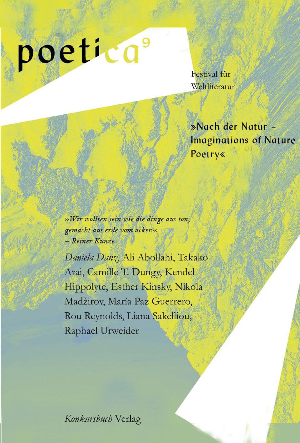 Kniha Nach der Natur - Imaginations of Nature. Poetry Günter Blamberger