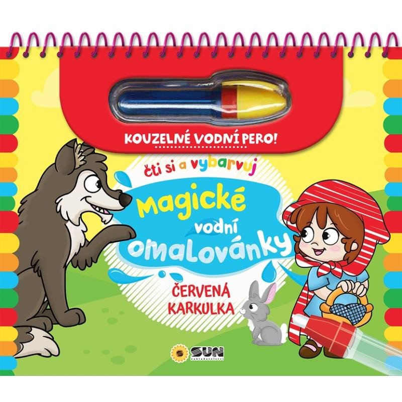 Livre Červená karkulka - Čti a vybarvuj Magické vodní omalovánky 