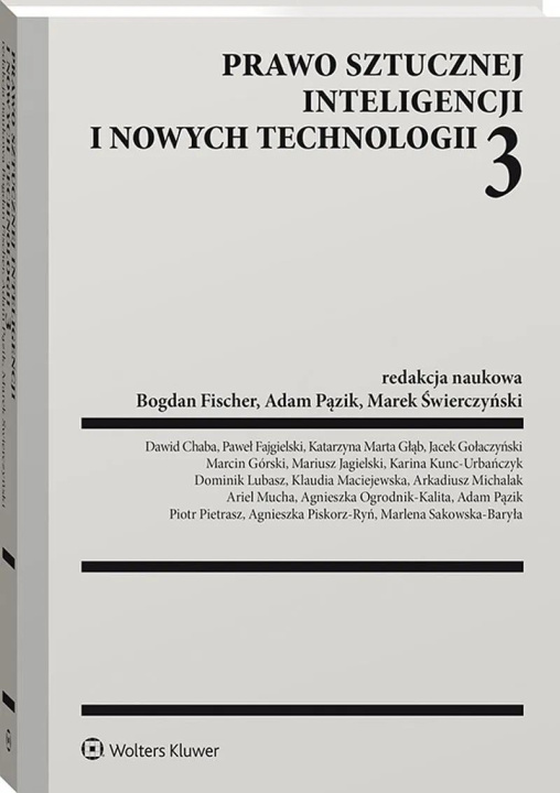 Βιβλίο Prawo sztucznej inteligencji i nowych technologii 3 