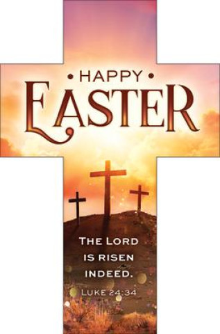 Knjiga Bookmark Cross - Easter - Happy Easter 