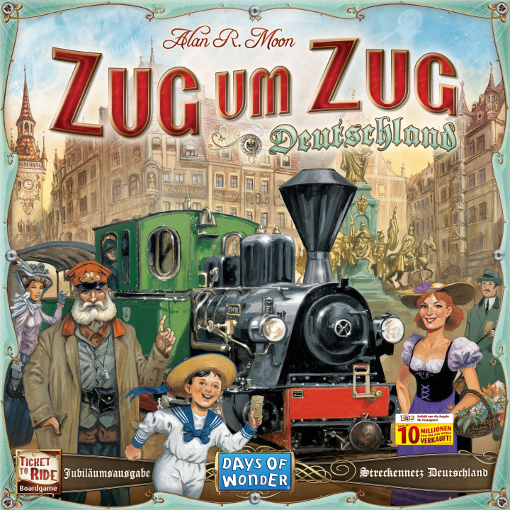 Gioco/giocattolo Zug um Zug Deutschland Days of Wonder