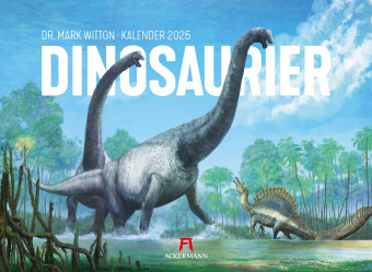 Kalendarz/Pamiętnik Dinosaurier Kalender 2025 Ackermann Kunstverlag