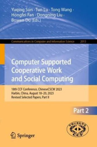 Boek Computer Supported Cooperative Work and Social Computing Yuqing Sun