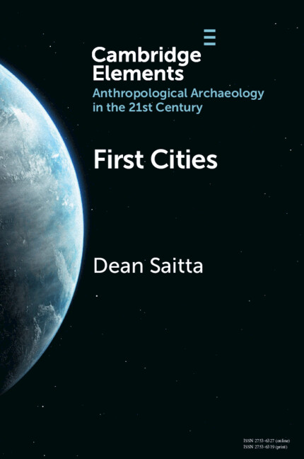 Knjiga First Cities Dean Saitta