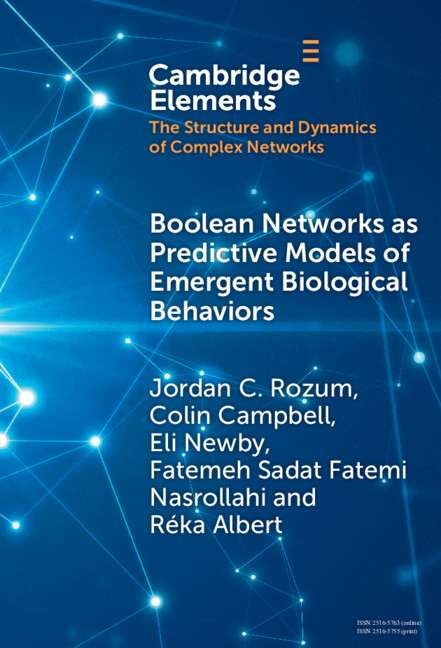 Kniha Boolean Networks as Predictive Models of Emergent Biological Behaviors Jordan C. Rozum