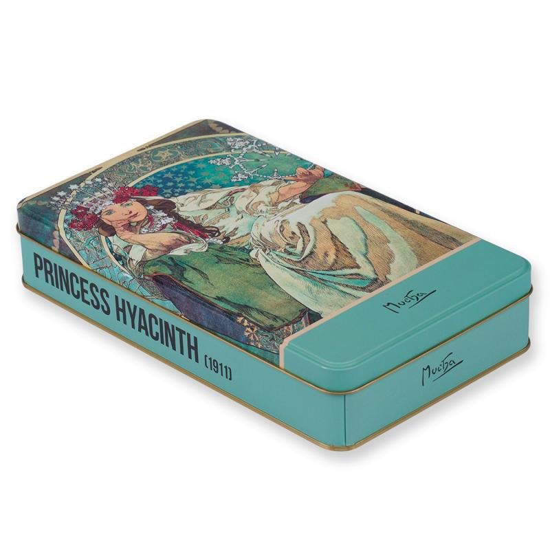 Kniha Plechová dóza Alfons Mucha - Princess Hyacinth 24×14×4 cm 