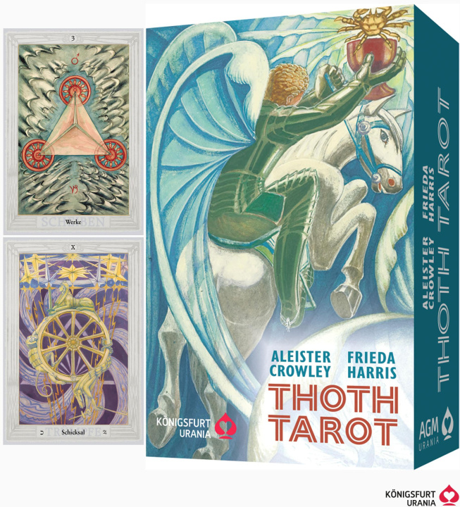 Knjiga Aleister Crowley Thoth Tarot Deluxe (Thoth Tarotdeck) Frieda Harris