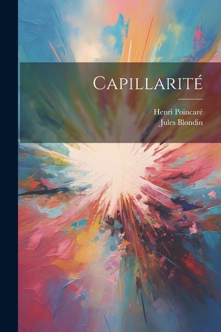 Knjiga Capillarité Jules Blondin