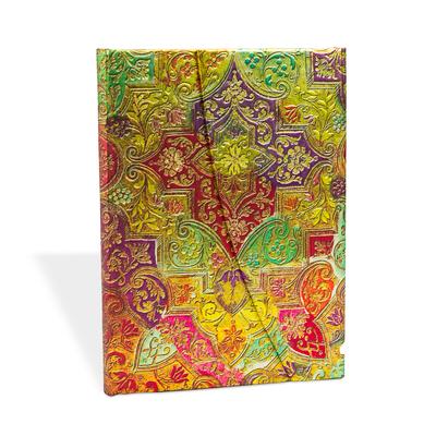 Kniha Paperblanks Bavarian Wild Flower Brocaded Paper Hardcover MIDI Lined Wrap Closure 144 Pg 120 GSM 