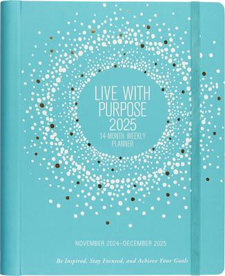 Naptár/Határidőnapló 2025 Live with Purpose Planner (16 Months, Sept 2024 to Dec 2025) 