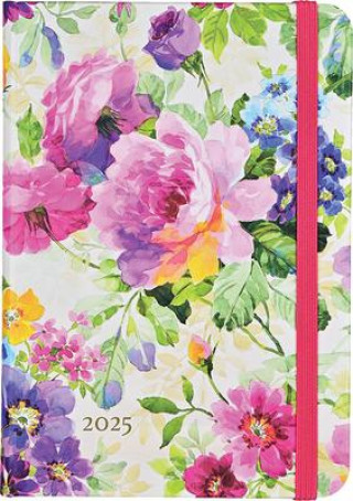 Calendar/Diary 2025 Peony Garden Weekly Planner (16 Months, Sept 2024 to Dec 2025) 