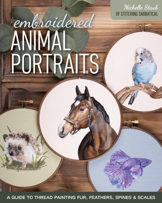 Libro Embroidered Animal Portraits 