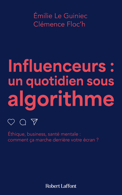 Knjiga La face cachée des influenceurs Emilie LE GUINIEC