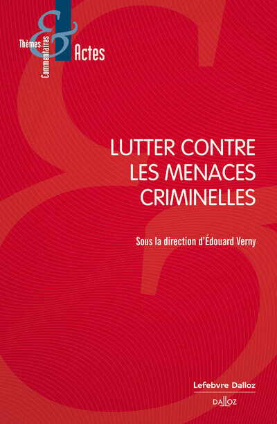 Kniha Lutter contre les menaces criminelles 