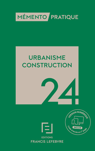 Carte Mémento Urbanisme Construction 2024 Rédaction Francis Lefebvre