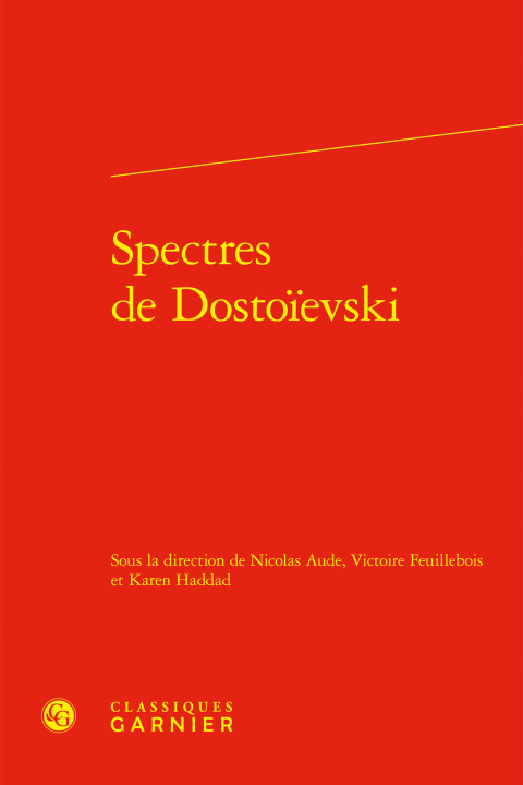 Boek Spectres de dostoievski 