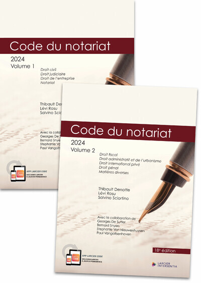 Könyv Code annoté - Code du notariat 2024 - À jour au 1er janvier 2024 Thibault Denotte