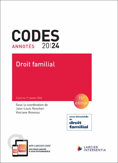 Kniha Code annoté - Droit familial 2024 - À jour au 1er janvier 2024 